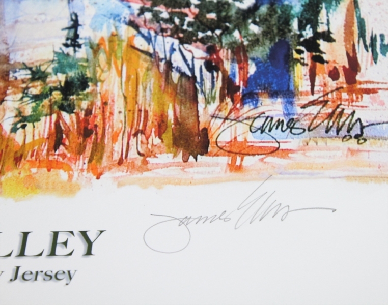 Pine Valley Golf Club Ltd Ed 17/100 Clubhouse Vibrant Print Signed by Artist James Ellis