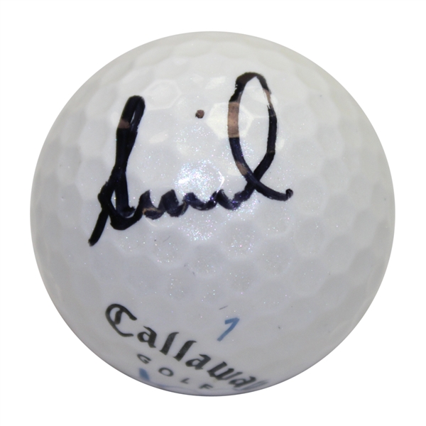 Annika Sorenstam Signed Callaway Logo Golf Ball JSA ALOA
