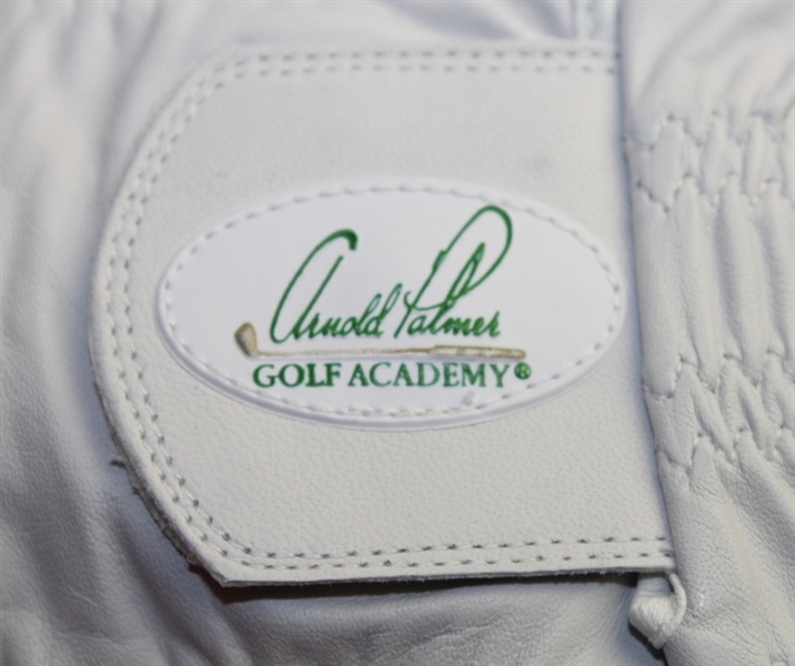 Arnold Palmer Signed 'Arnold Palmer Golf Academy' Golf Glove JSA ALOA