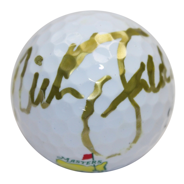 Nick Faldo Signed Masters Logo Golf Ball JSA #N35077
