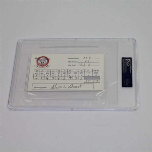 Arnold Palmer Signed 1997 Official Cadillac Classic Scorecard PSA/DNA Slabbed #83405296