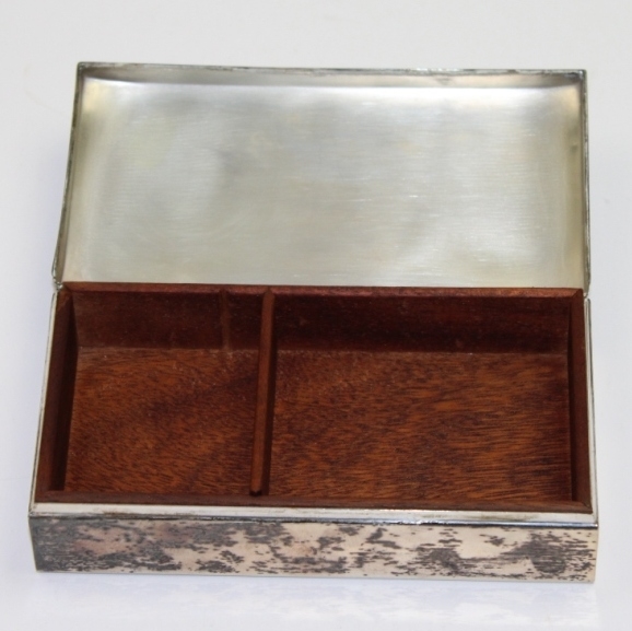 1971 Ben Hogan Flight Winner Santa Ana Invitational Sterling Silver Jewelry Box