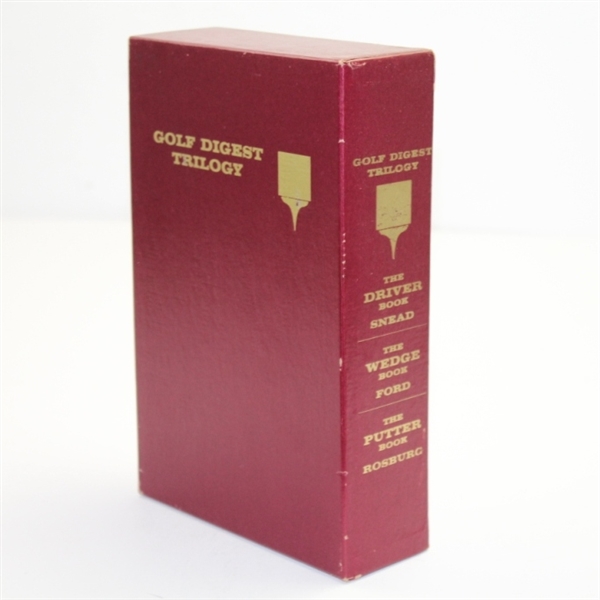 1963 Set of Golf Digest Trilogy Books in Slip Case - Sam Snead, Bob Rosburg, & Doug Ford