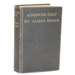 1909 Advanced Golf Golf Book by James Braid