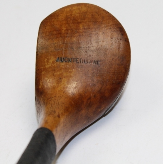 Auchterlonie Spliced Neck Wood Golf Club - with Shaft Stamp