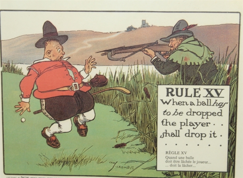 Rule XV: When a Ball Has to be Dropped the Player Shall Drop It Crombie Print - Perrier