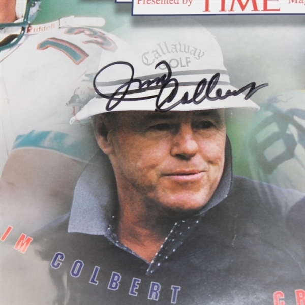 Multi-Signed 1998 Cadillac NFL Golf Classic Poster - Favre, Palmer, & Others JSA ALOA