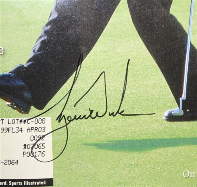 Tiger Woods Signed Sports Illustrated Magazine 4/22/2002 JSA ALOA