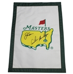 The Big Three Signed Masters Undated Garden Flag JSA ALOA- Gary, Jack & Arnie !
