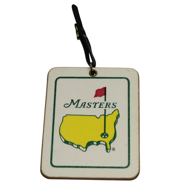 1995 Masters Wooden Bag Tag - Champions Listed on Reverse