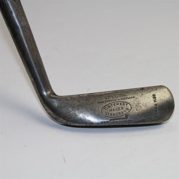 Classic Tom Stewart Hand Forged St. Andrews Scotland Special GEM Putter with Pipe Marking