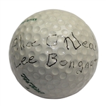 Alice Dye Signed Maiden Name (ONeal) Ball-Wife of Pete Dye-Her Design Idea Was the Famed 17th @ Sawgrass