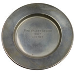 1967 Pine Valley Senior Sterling Silver Low Net Plate