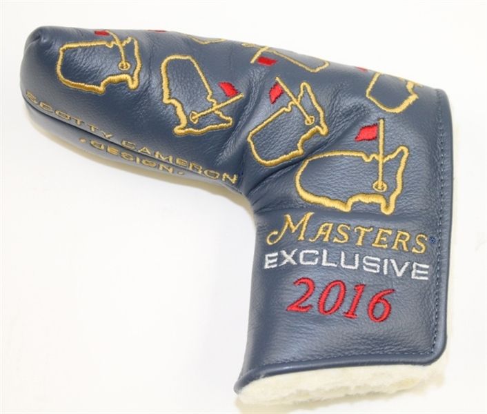 2016 Scotty Cameron Masters Limited Edition Navy Leather Putter Cover