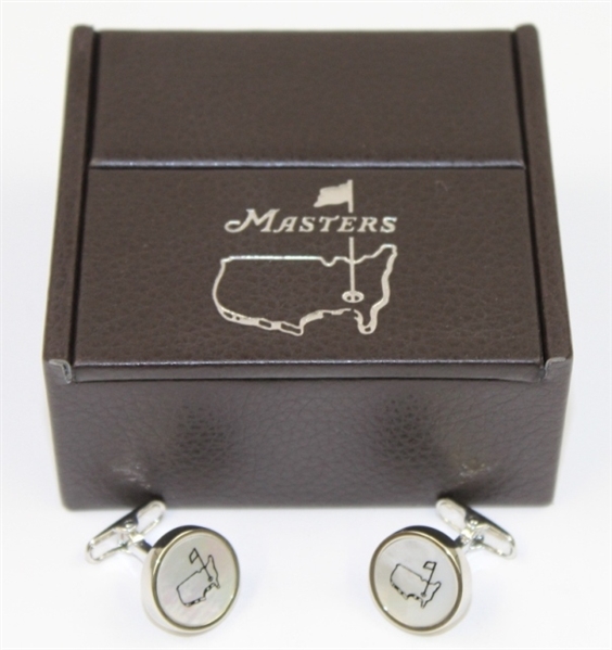 Masters Augusta National Mother Pearl Cuff Links