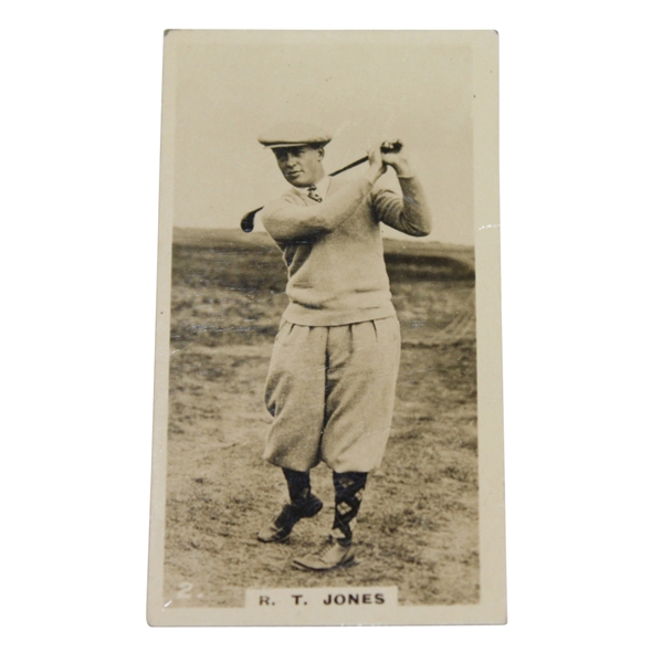 1926 Bobby Jones Lambert & Butler Rookie Golf Card #2 - England