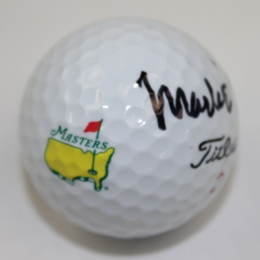Mark O'Meara Signed Masters Logo Golf Ball JSA ALOA