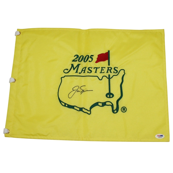 Jack Nicklaus Signed 2005 Masters Embroidered Flag PSA/DNA #I59606