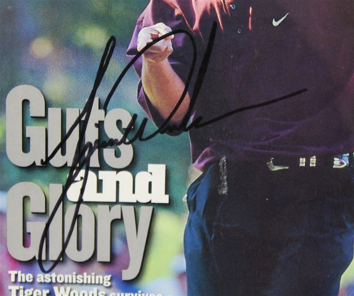 Tiger Woods Signed August 28, 2000 Sports Illustrated - No Address Label JSA ALOA
