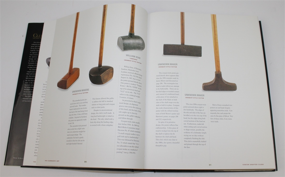 Jeff Ellis' Signed 'The Clubmaker's Art - Antique Golf Clubs & Their History' Ltd Ed #109
