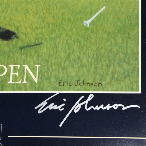 2005 US Open at Pinehurst #2 Putter Boy Poster Signed by Artist Eric Johnson JSA ALOA