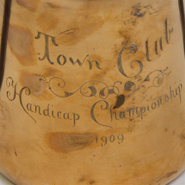 1909 Town Club Handicap Championship Trophy