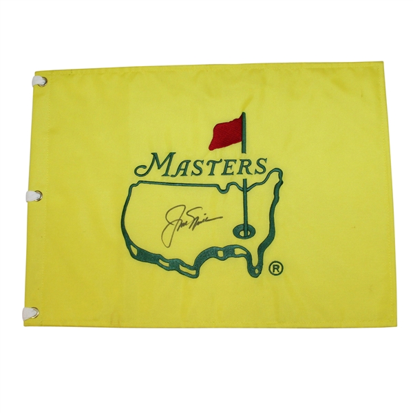 Jack Nicklaus Signed Masters Undated Embroidered Flag JSA #Y98533