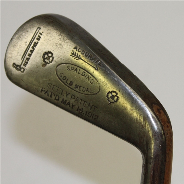 Spalding Gold Medal Seely Patent 1912 Mid-Iron