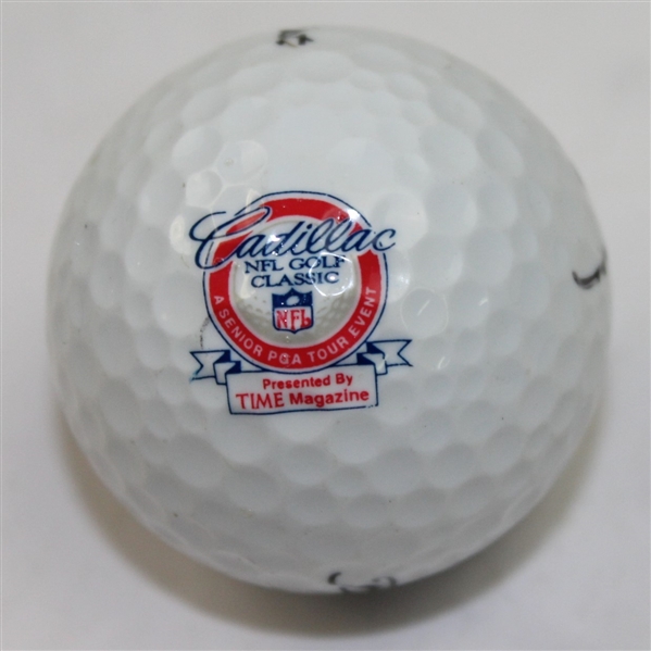 George Archer Cadillac NFL Classic Logo Golf Ball JSA ALOA