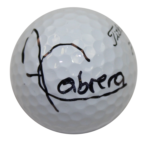Angel Cabrera Signed Golf Ball JSA ALOA