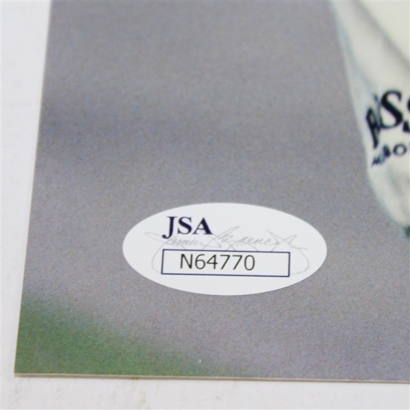 Seve Ballesteros Signed Large Photo with Full Signature JSA #N64770