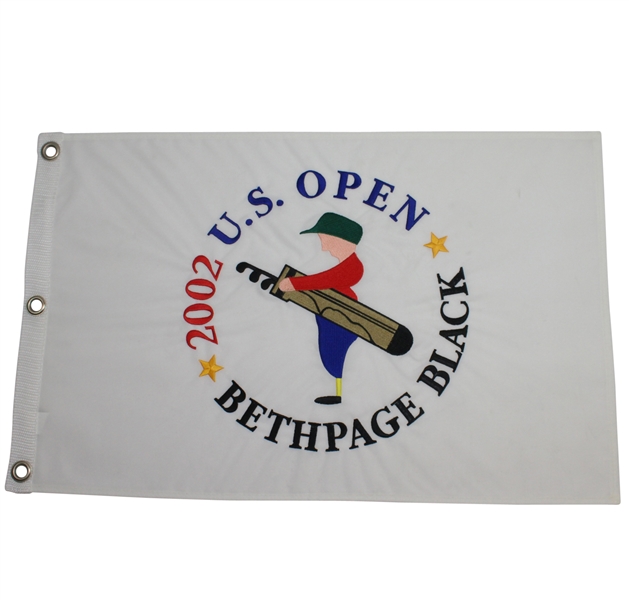 2002 US Open at Bethpage Black Embroidered Flag