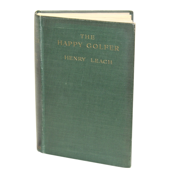 1914 'The Happy Golfer' Book by Henry Leach