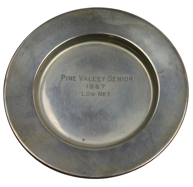 1967 Pine Valley Senior Sterling Silver Low Net Plate