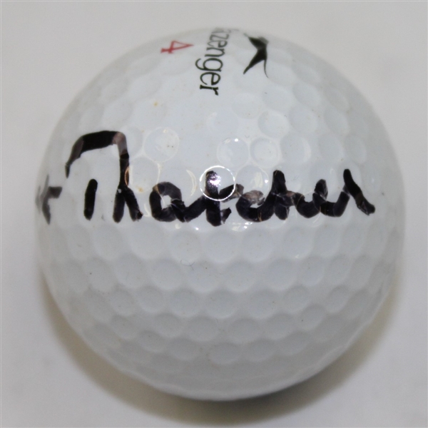 Margaret Thatcher Signed Golf Ball JSA ALOA