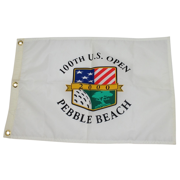 2000 US Open at Pebble Beach White Screen Flag