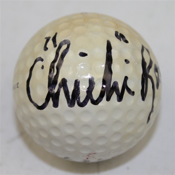 ChiChi Rodriguez Signed 'ChiChi' Logo Golf Ball JSA ALOA