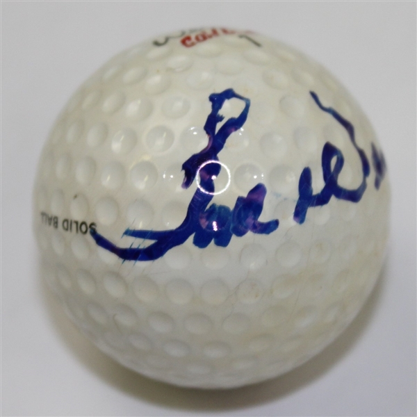 Tom Weiskopf Signed 'Weiskopf' Logo Golf Ball JSA ALOA