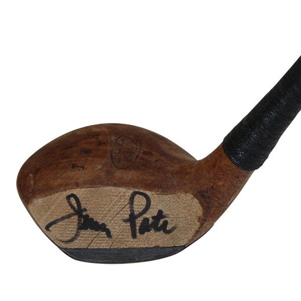Jerry Pate Signed Wood Shaft Spoon JSA ALOA
