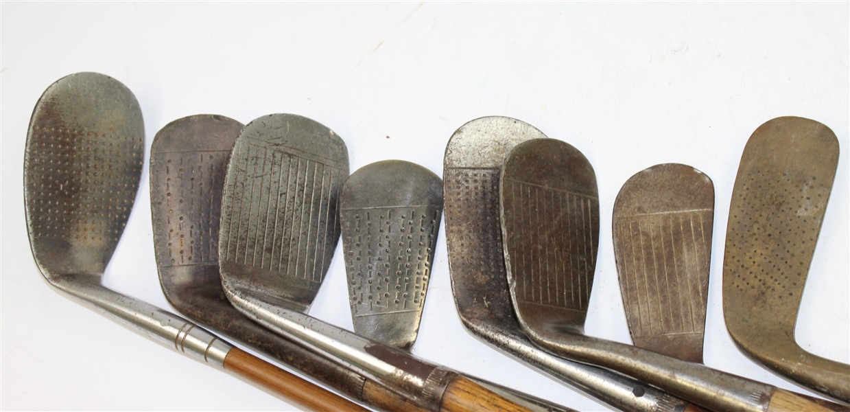 Lot of 10 Hickory Golf Clubs - Miscellaneous
