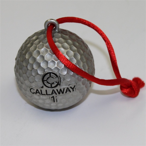 Classic Palmer Course Design Holiday Golf Ball Ornament - Original Tube