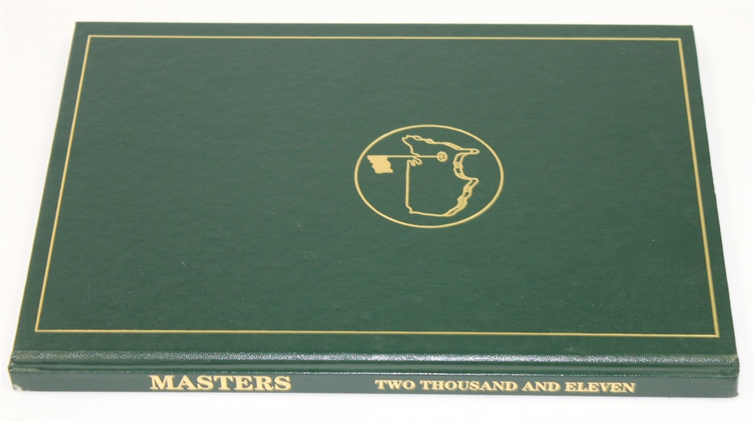 2011 Masters Annual with Note - Charl Schwartzel Winner