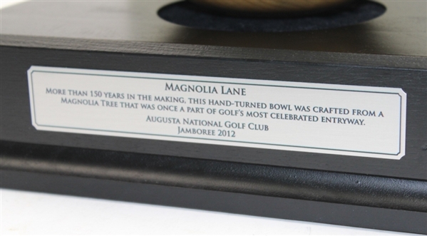 2012 Jamboree 'Magnolia Lane' Bowl with Mounted Picture - RARE