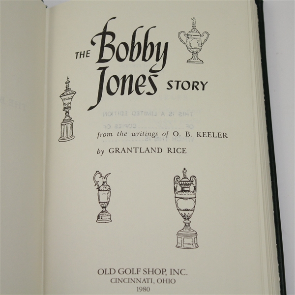 1976 Ltd Ed Memorial Tournament Book Honoring Robert T. Jones, Jr. #49/100