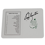 Seve Ballesteros Signed Augusta National Scorecard PSA/DNA #G31288