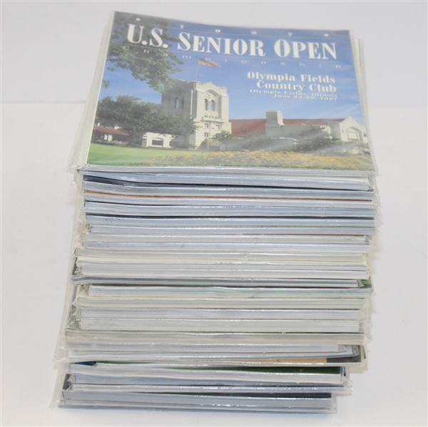 29 US Senior Open Championship Official Programs - Mint Condition