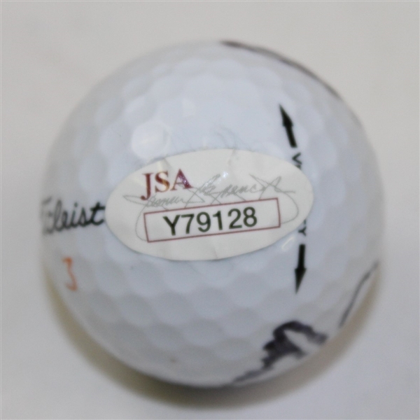 Big Three Signed Masters Logo Golf Ball - Palmer, Nicklaus, & Player! JSA #Y79128