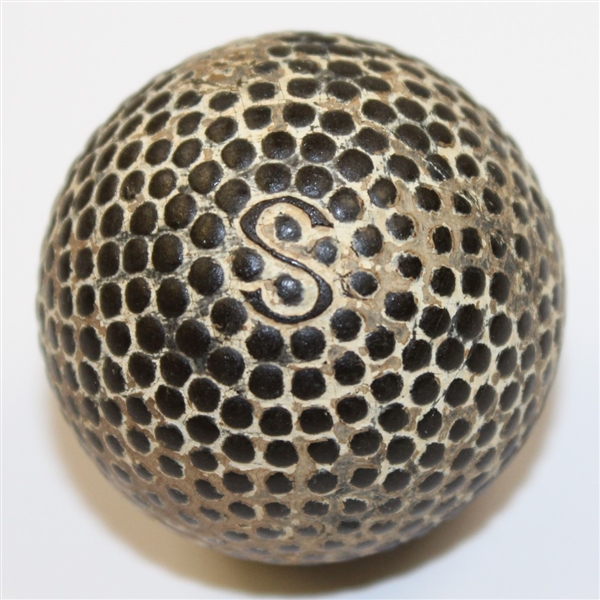 Vintage Silvertown S Bramble Golf Ball - Circa 1890's