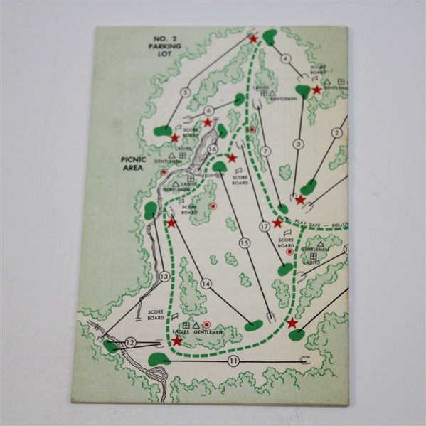1960 Masters Spectator Guide - Arnold Palmer's 2nd of 4 Augusta Wins-Top Condition!