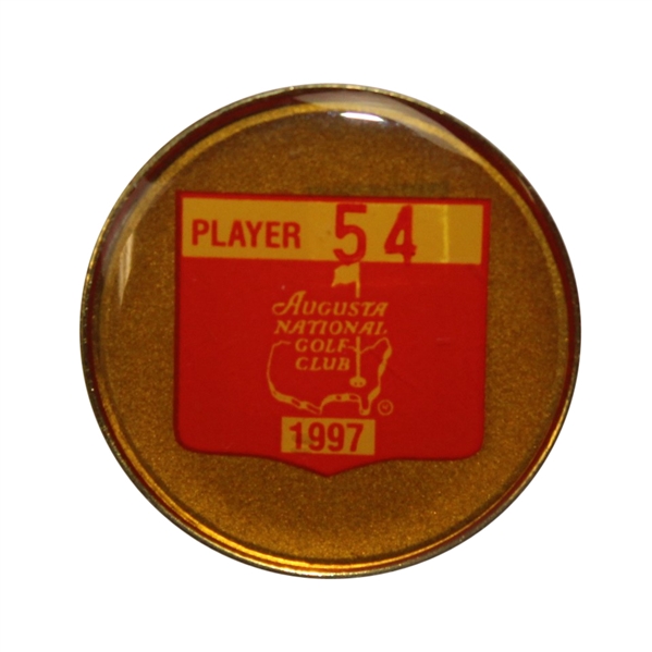1997 Masters Tournament Contestant Badge #54 - Steve Jones Collection